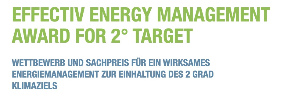 Effektiv Energy Management Award for 2° Target 